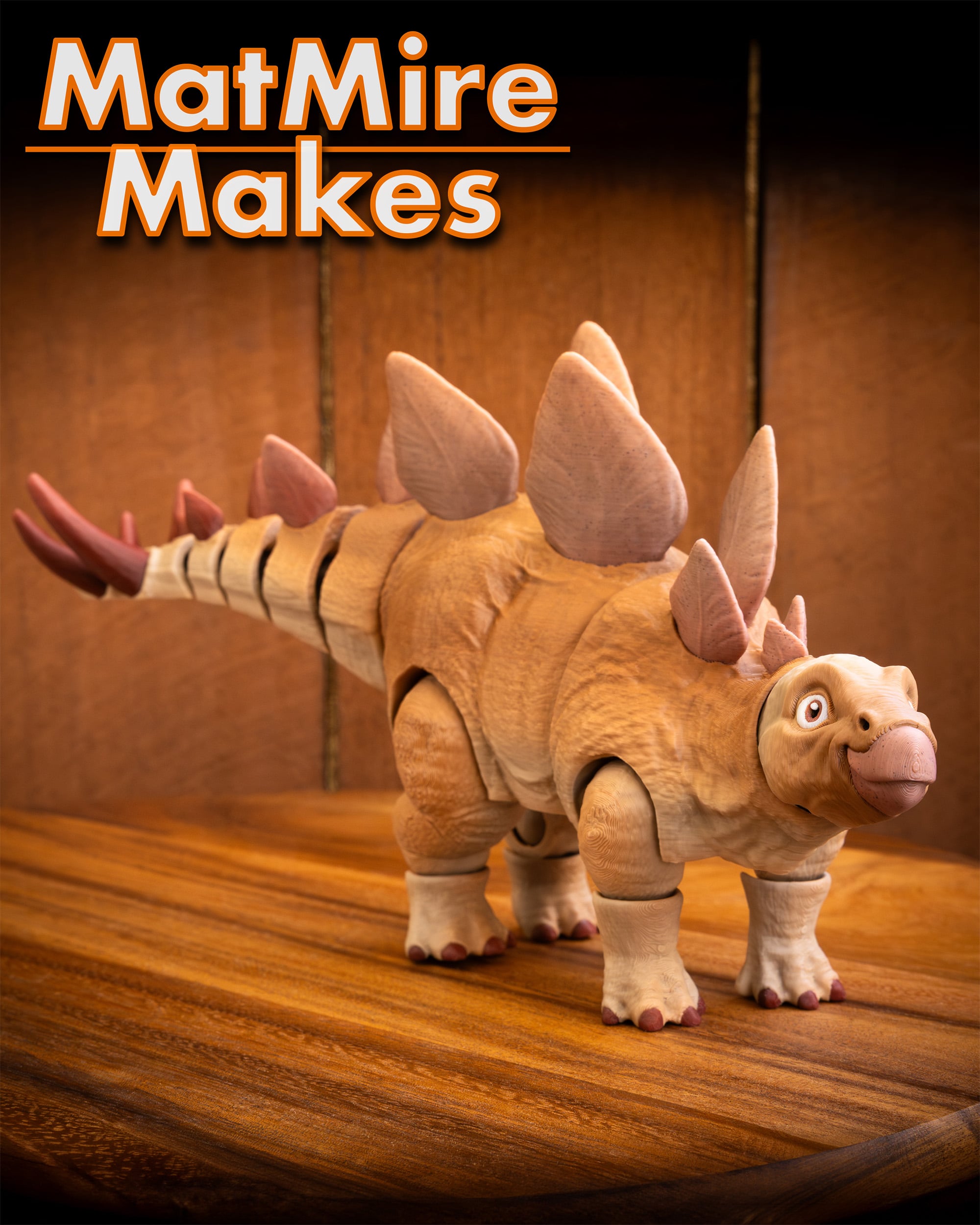 Stegosaurus - Articulated Figure 3d model