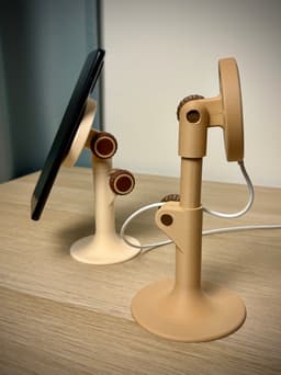 Adjustable MagSafe Charging Stand | Tilt Head 3d model