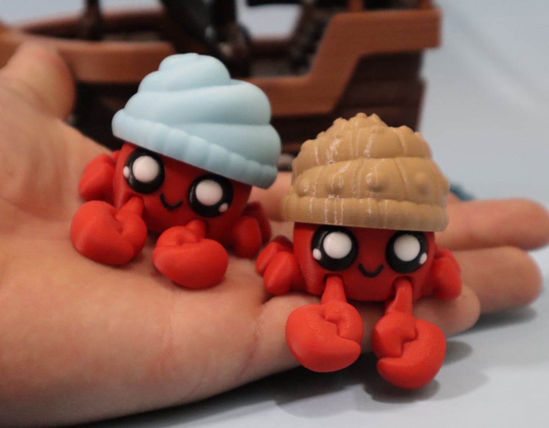Clicky Hermit Crab 3d model
