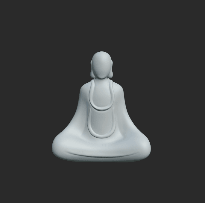 Buddha Mini Statue 3d model