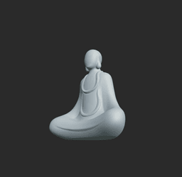 Buddha Mini Statue 3d model