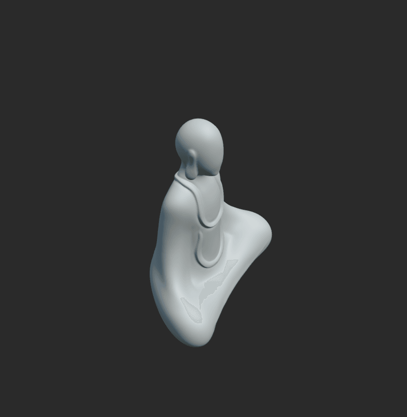 Buddha Mini Statue 3d model