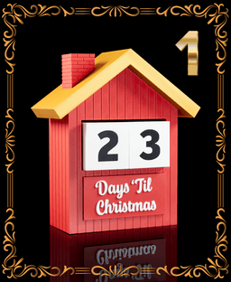 Christmas Countdown - Christmas Day 1 3d model