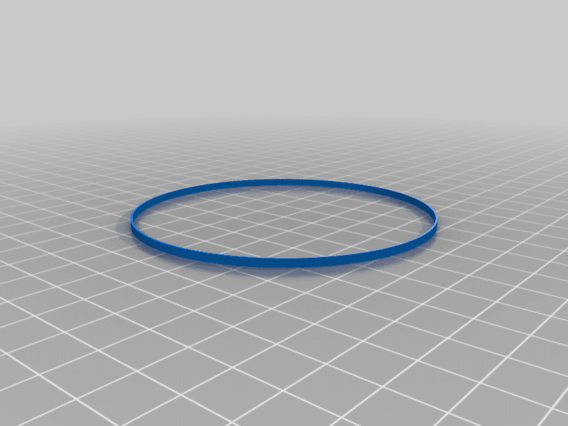 Atari STFM floppy drive belt 3d model