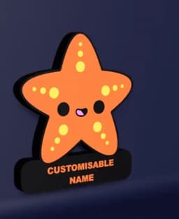Cute Starfish – LED Strip compatible 3d model