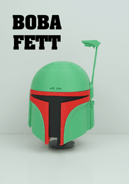 Boba Fett Helmet Heroes!!(No Need for AMS, Supports!) 3d model