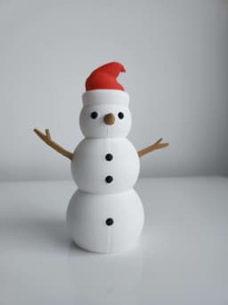 Snowman Family Bundle (High Resolution, High Quality) 3d model