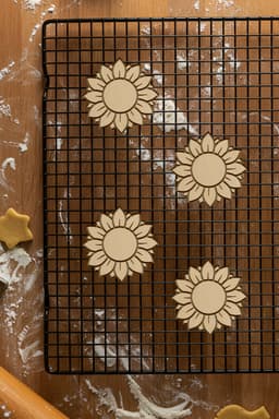 Flower Cookie Cutter, Biscuit Cutter 3d model