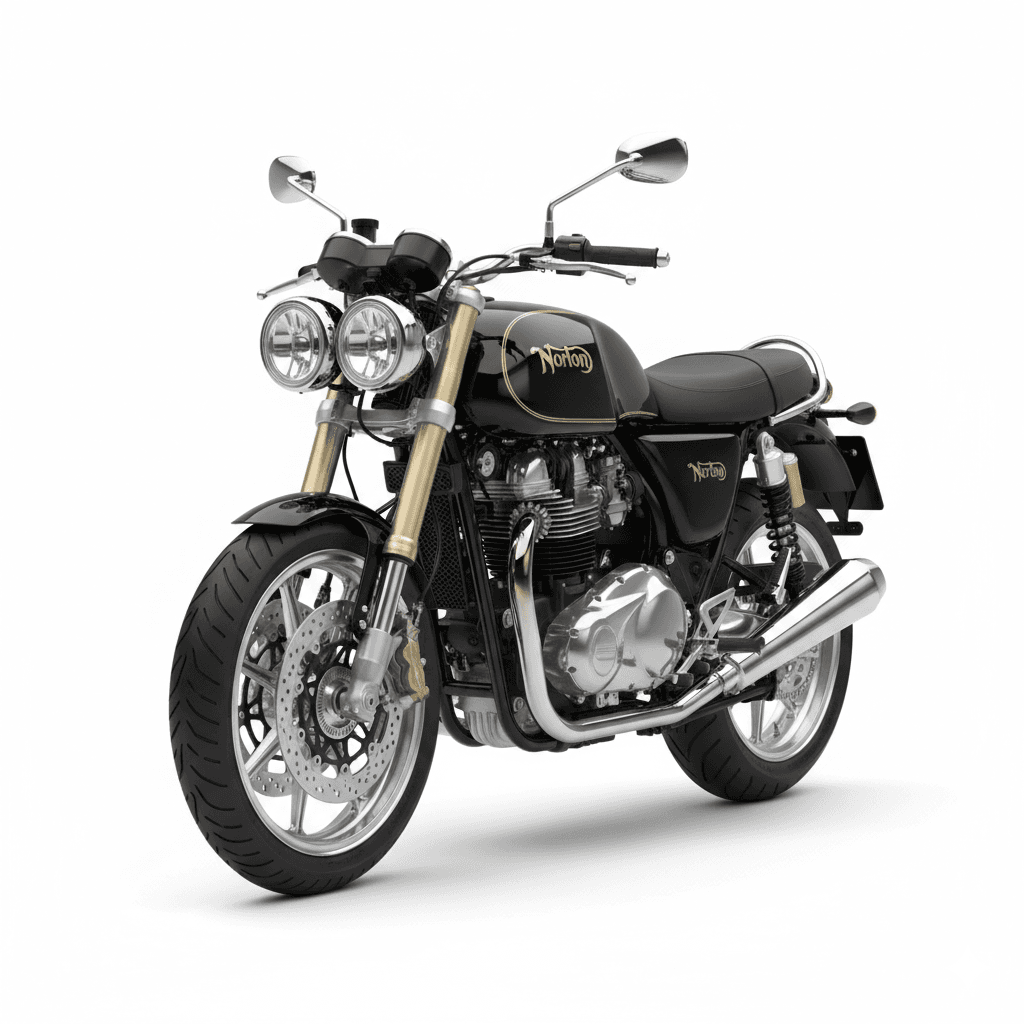 Norton Commando 850 Classic Motorcycle 3d model
