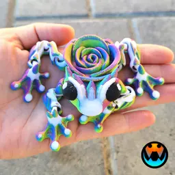 Rose Frog 3d model