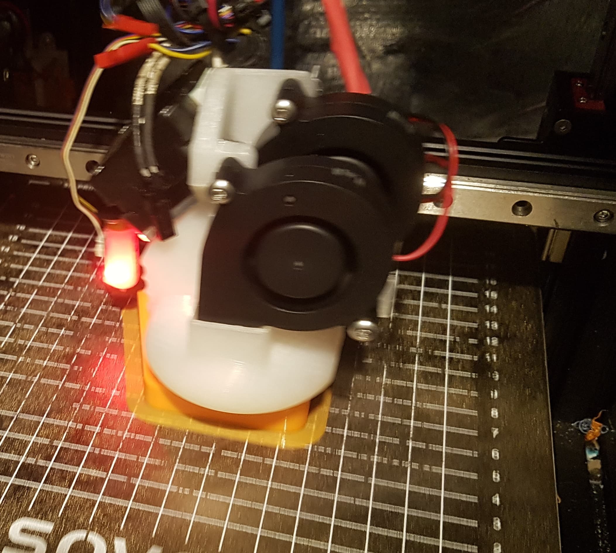 Microswiss NG Dual 5015 blower shroud 3d model