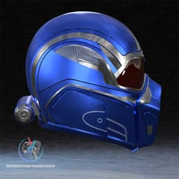 Captain America 4 Hypersonic Mask 3D Printer STL File 3d model