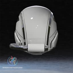 Captain America 4 Hypersonic Mask 3D Printer STL File 3d model
