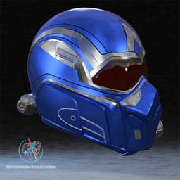 Captain America 4 Hypersonic Mask 3D Printer STL File 3d model