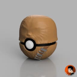 Star Wars - Chewbacca Pokeball 3d model