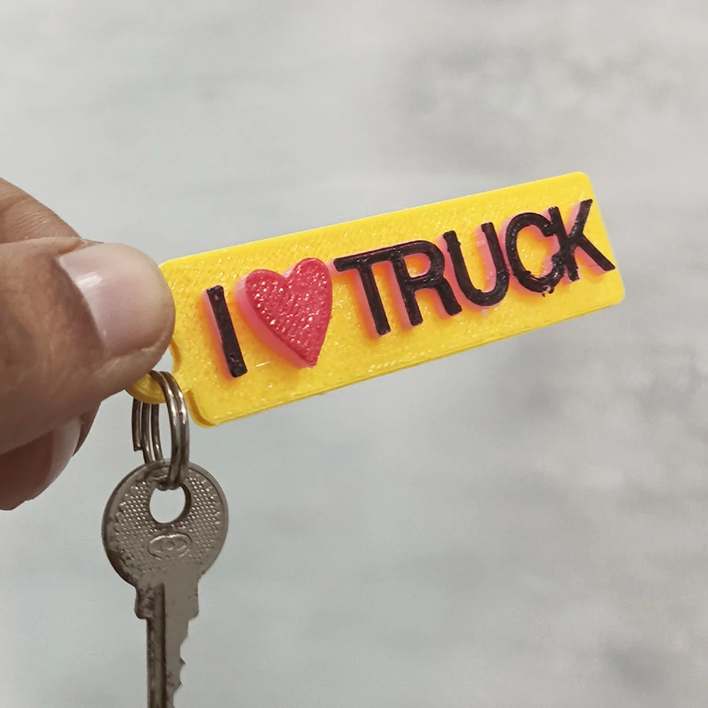 Free 3D Name Keychain STL File Generator 3d model
