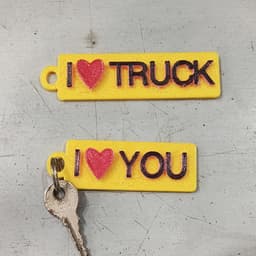 Free 3D Name Keychain STL File Generator 3d model
