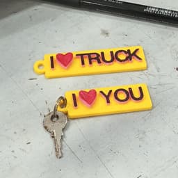 Free 3D Name Keychain STL File Generator 3d model