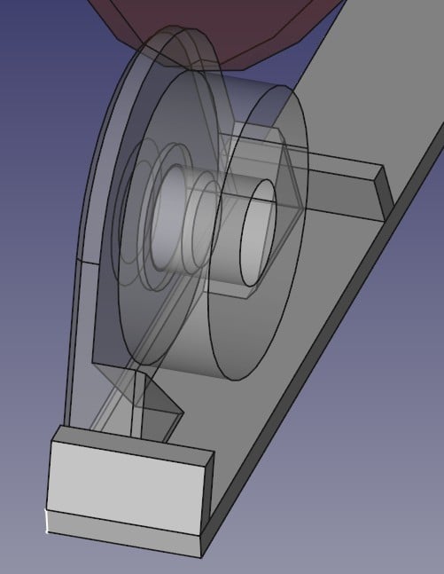 TUSH style spool holder 3d model