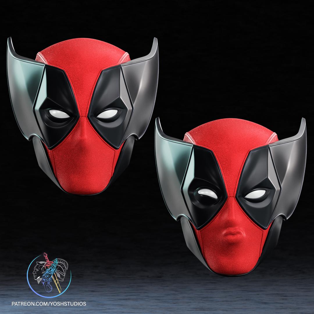 Wolverine-Pool Mask 3d Printer Files STL 3d model