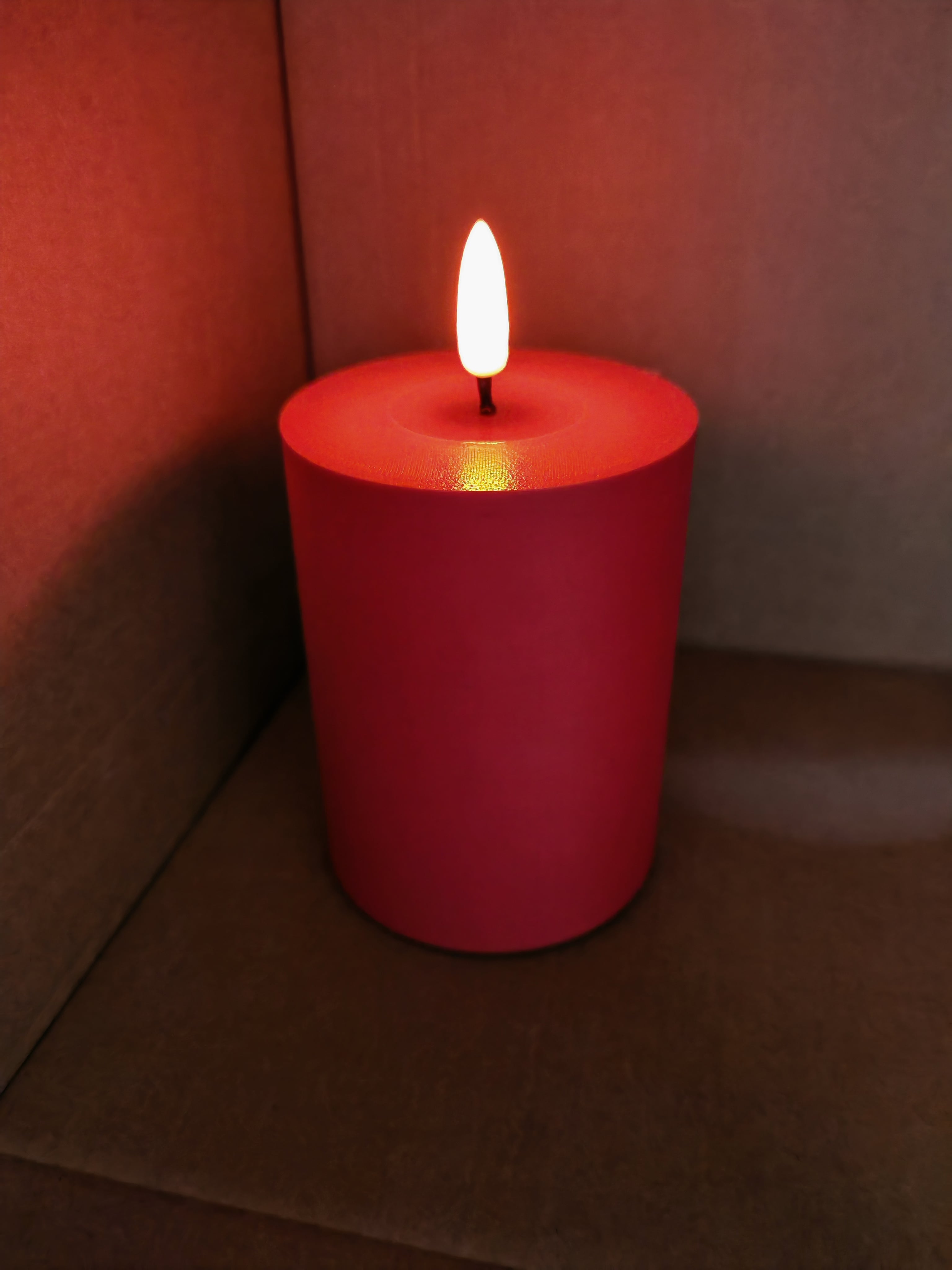 LED Candle – Complete Modular 3D Printed Design (Shell + Flame + Base).3mf 3d model