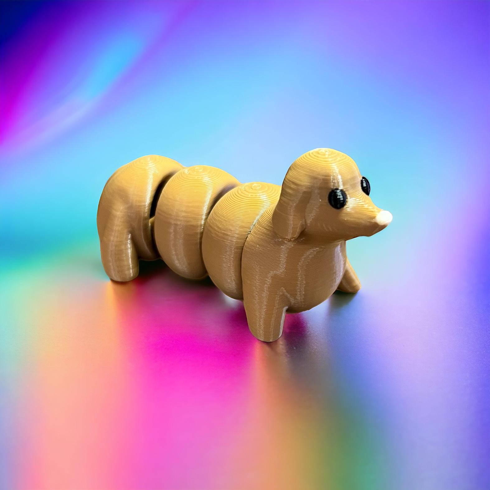 Articulated Sausage Dog - UnicornicNZ 3d model