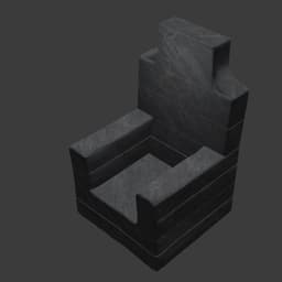 Stone Throne 3d model