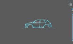 Audi - Q3 2019 Wall Art 3d model