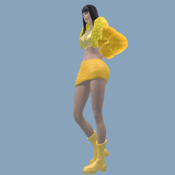 Beautiful Model Woman v2 3d model