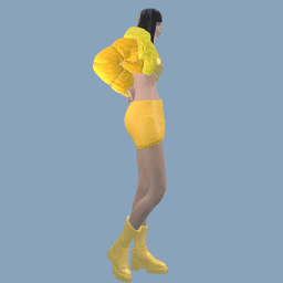 Beautiful Model Woman v2 3d model