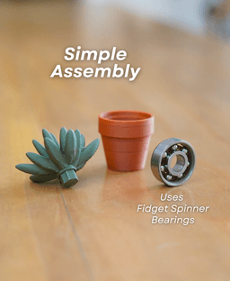 Spinny Succulents - Mini Fidget Spinners - Pocket Plants Collection 3d model