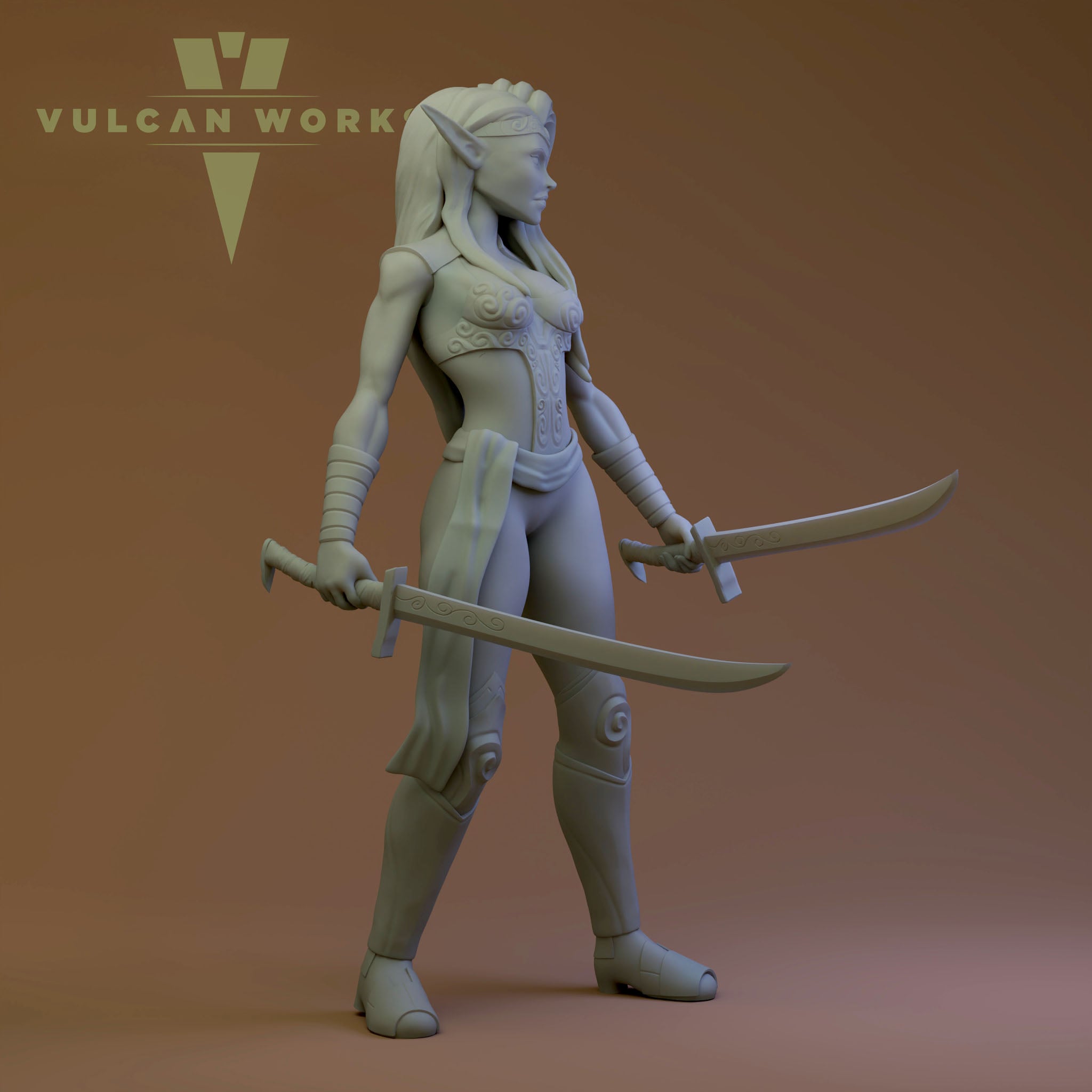 Phera Feyswalker | Elf Fighter 3d model