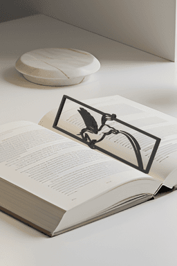 Pegasus Bookmark, Gift Idea 3d model
