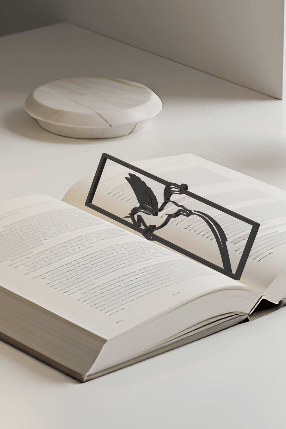 Pegasus Bookmark, Gift Idea 3d model