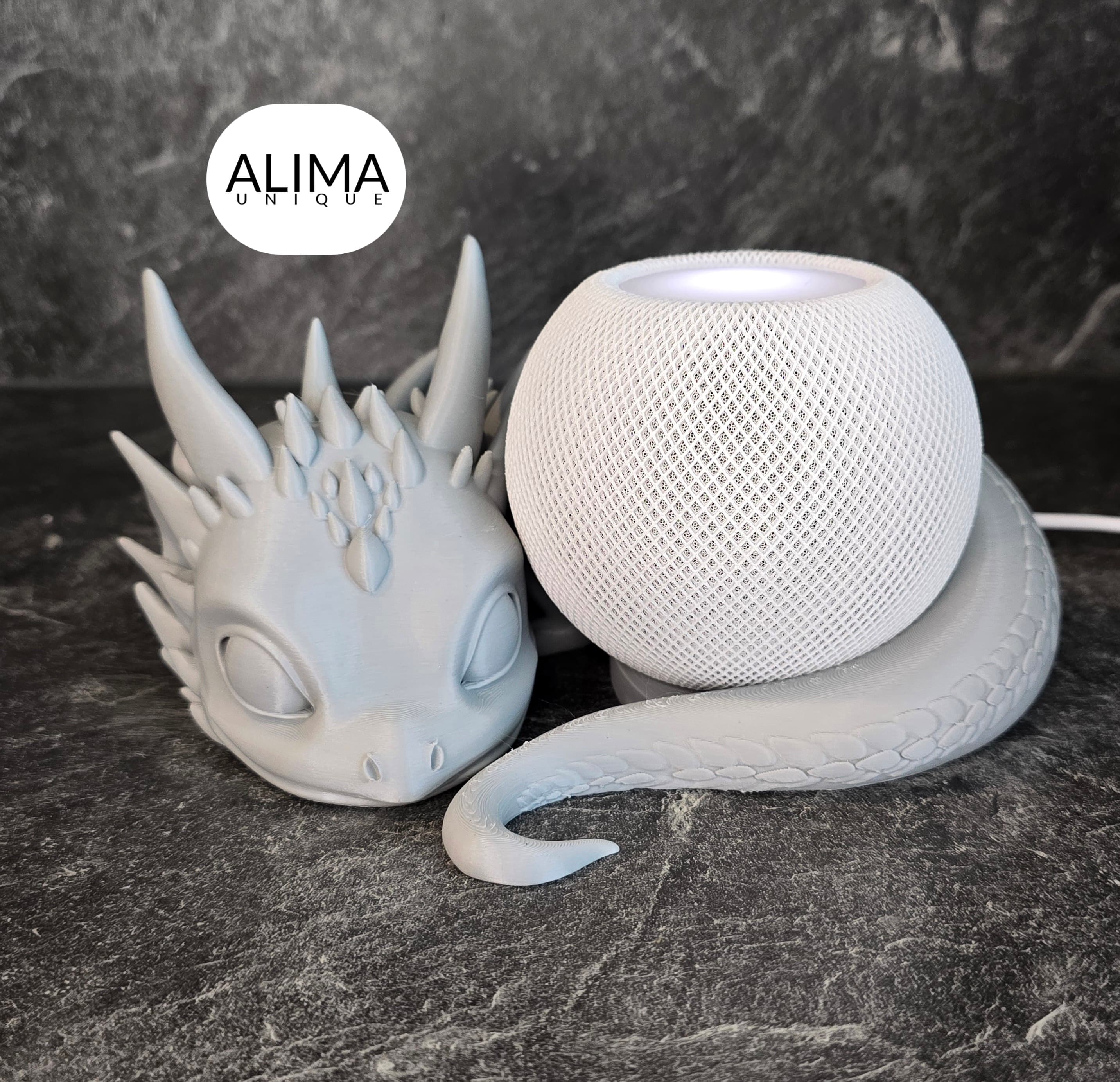 compatible HomePod mini - lying baby dragon 3d model