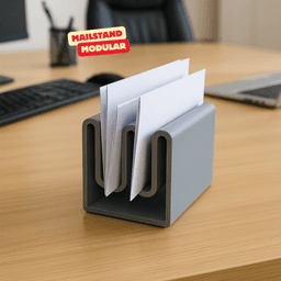 MAIL STAND / POSTCARD STAND (MODULAR) / DESK ACCESSORIE / HOMEDECOR / OFFICE ORGANIZER 3d model