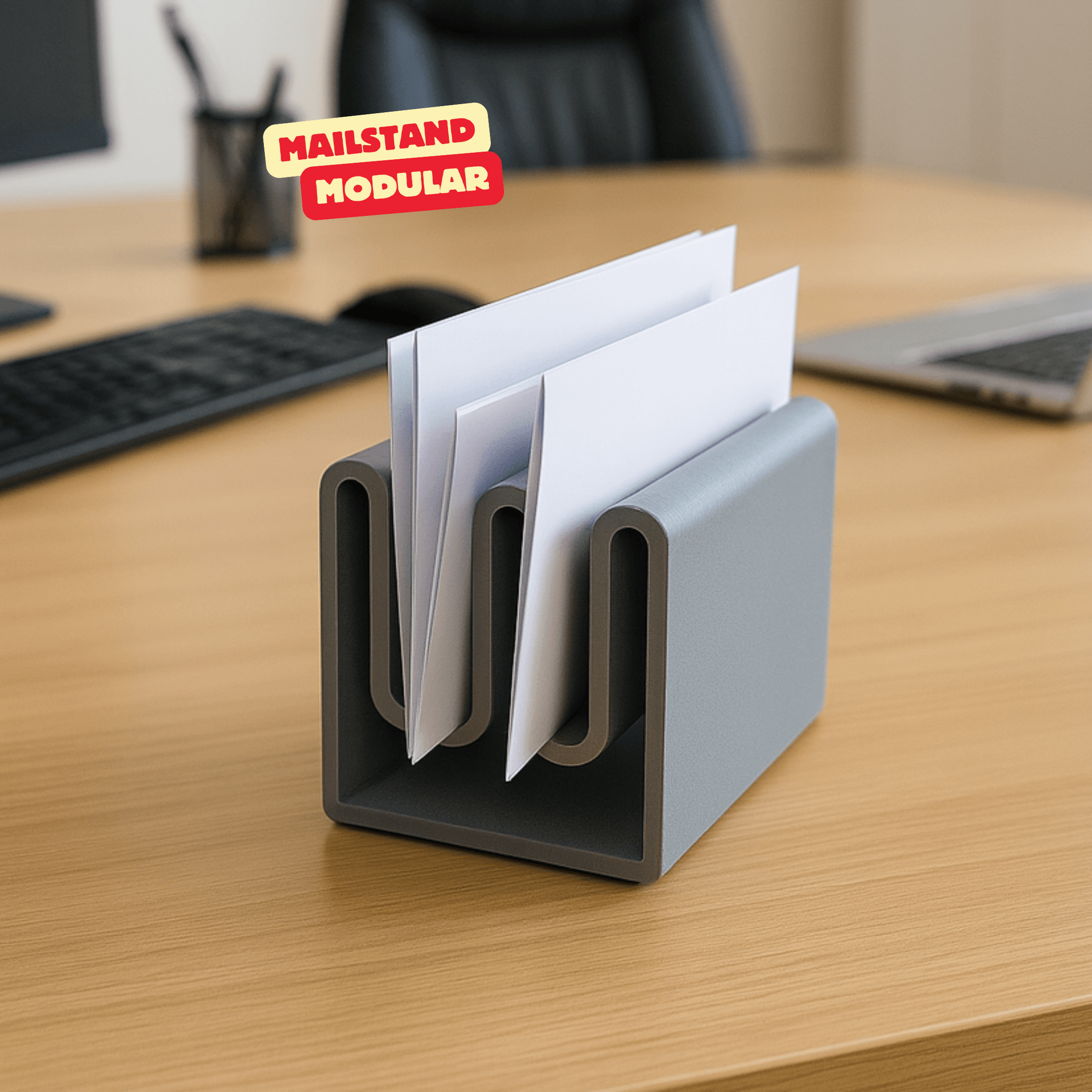 MAIL STAND / POSTCARD STAND (MODULAR) / DESK ACCESSORIE / HOMEDECOR / OFFICE ORGANIZER 3d model