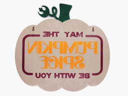 Star Wars May The Pumpkin Spice Be With You Decorative Sign (MMU Version) 3d model