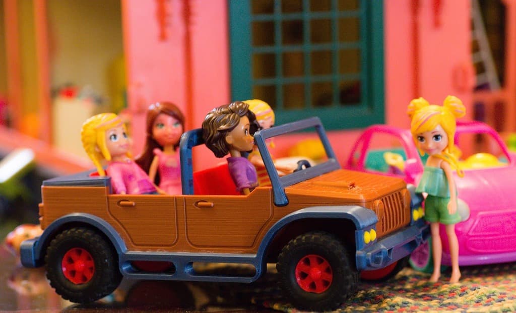 Jeep polly pocket 3d model