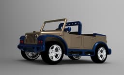 Jeep polly pocket 3d model