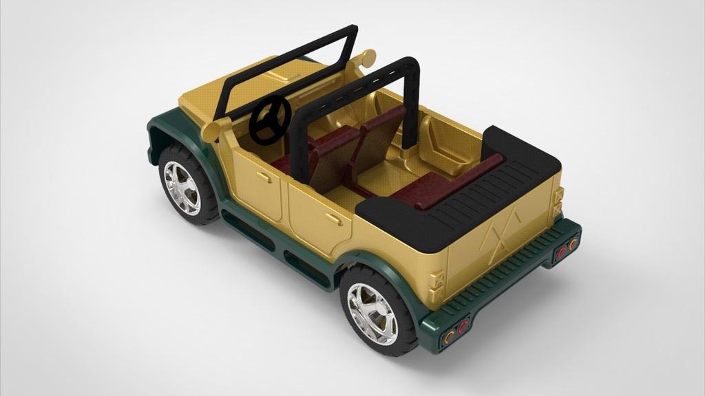 Jeep polly pocket 3d model