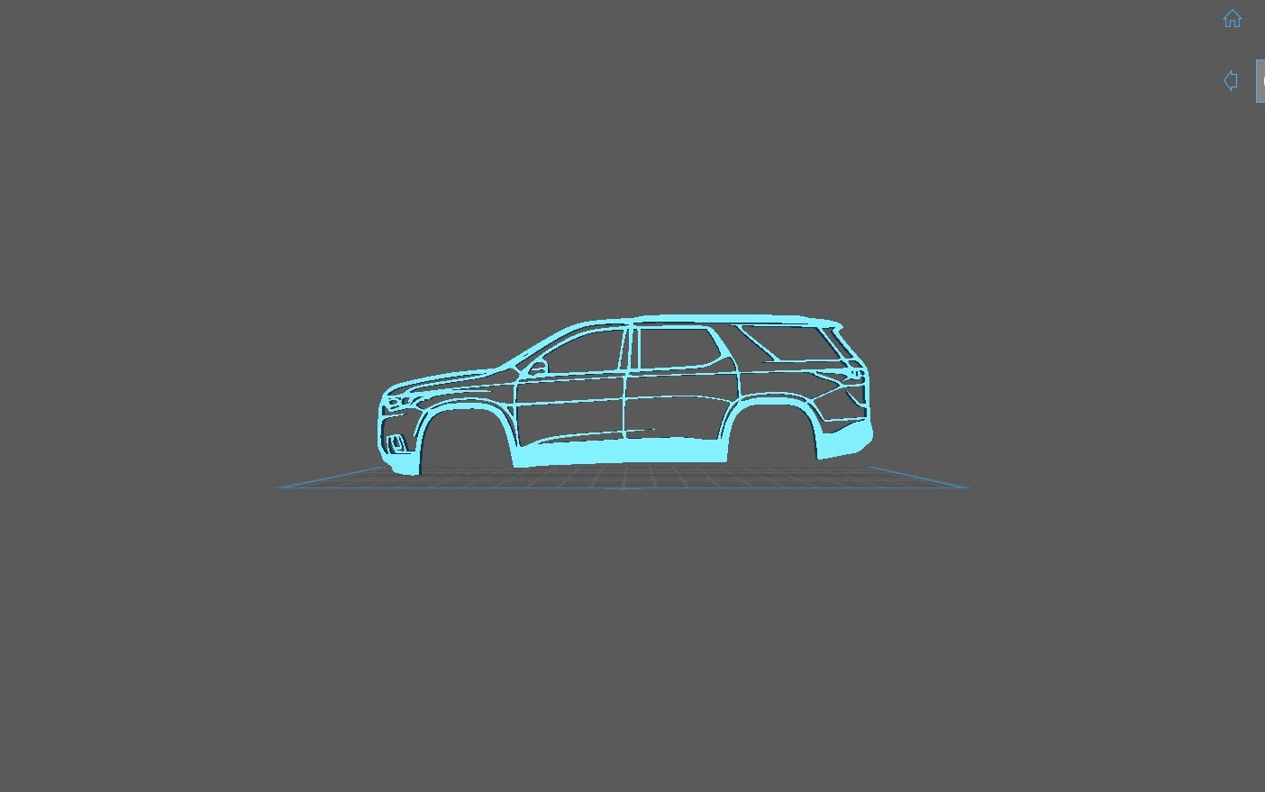 Chevrolet - Traverse 2018 Wall Art 3d model