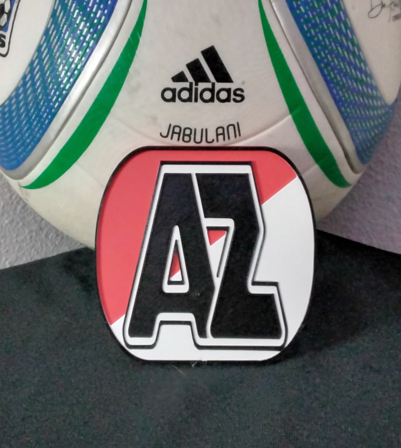 Alkmaar Zaanstreek (AZ) coaster or plaque - reshaped. 3d model