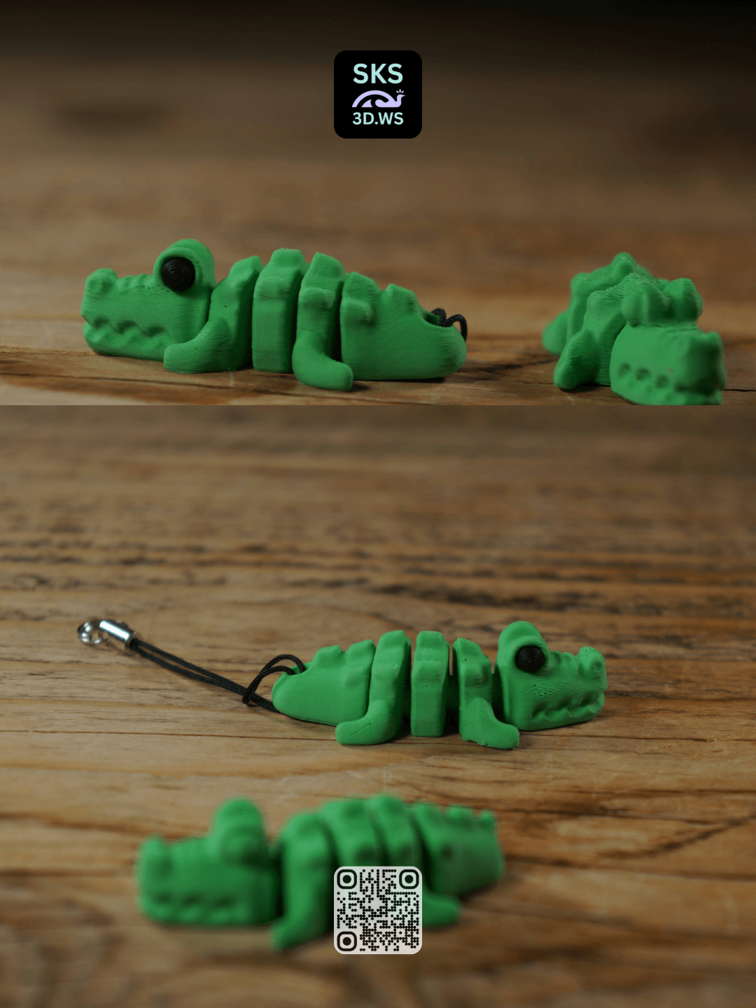 Alligator with Strong Joint 3d model