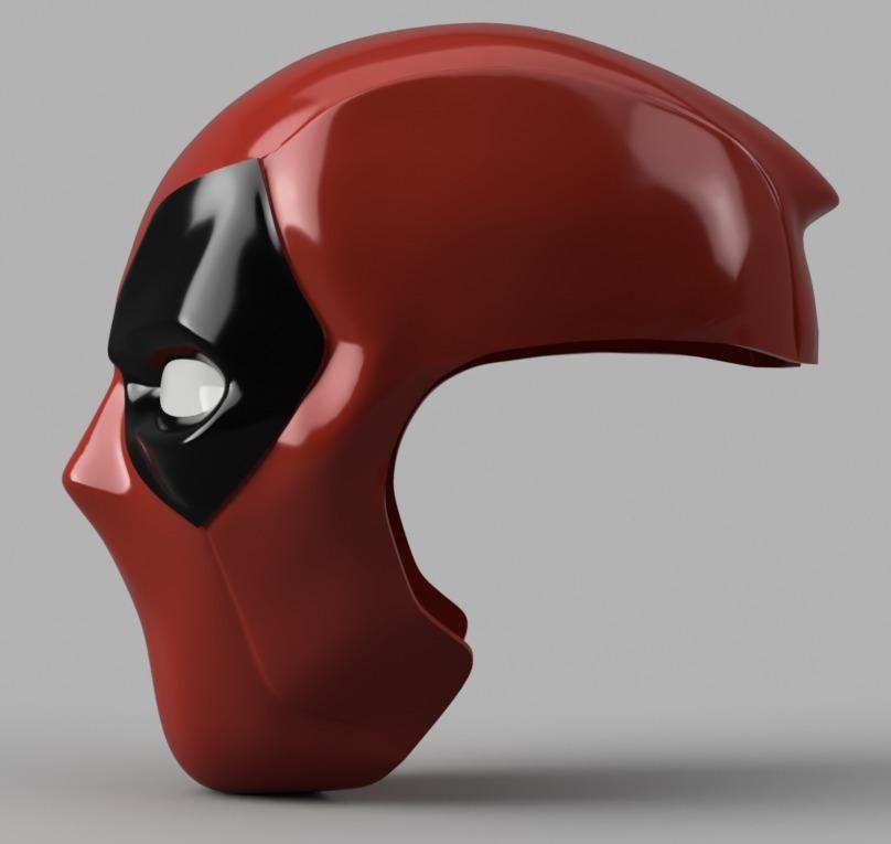 Deadpool Mask 3d model