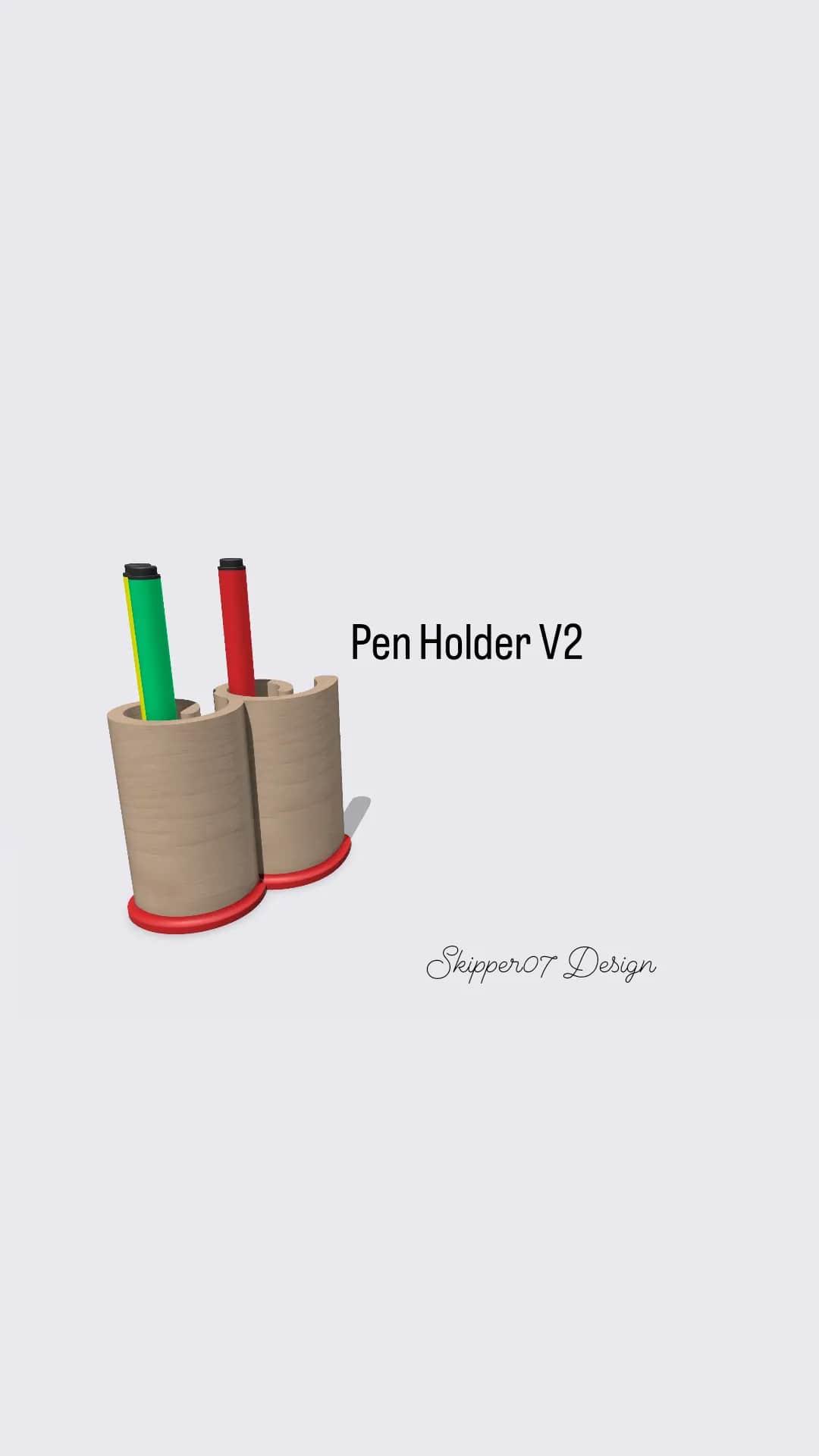 Pen Holder V2.stl 3d model