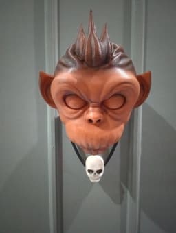 Halloween Evil Monkey Door Knocker 3d model