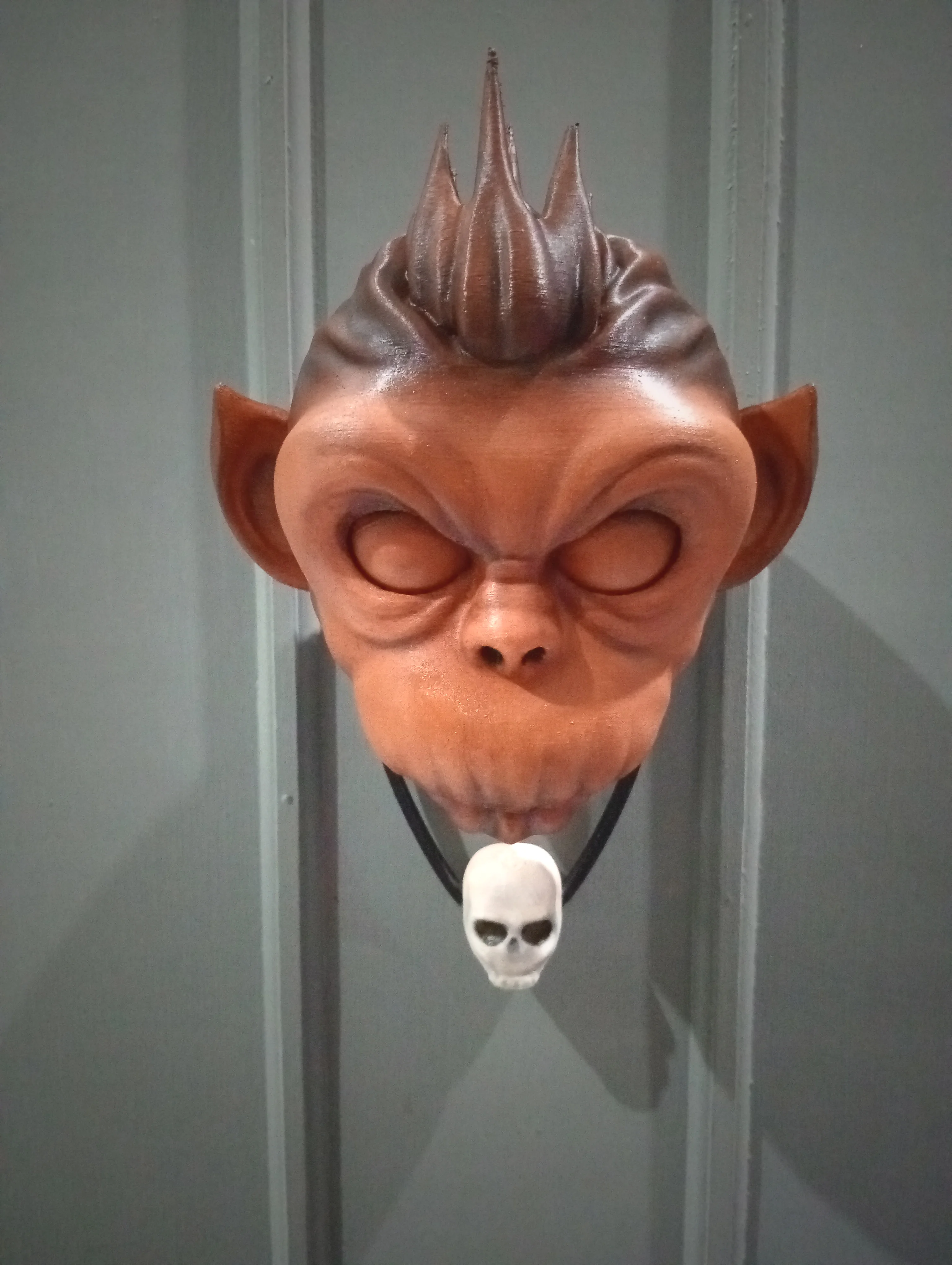 Halloween Evil Monkey Door Knocker 3d model