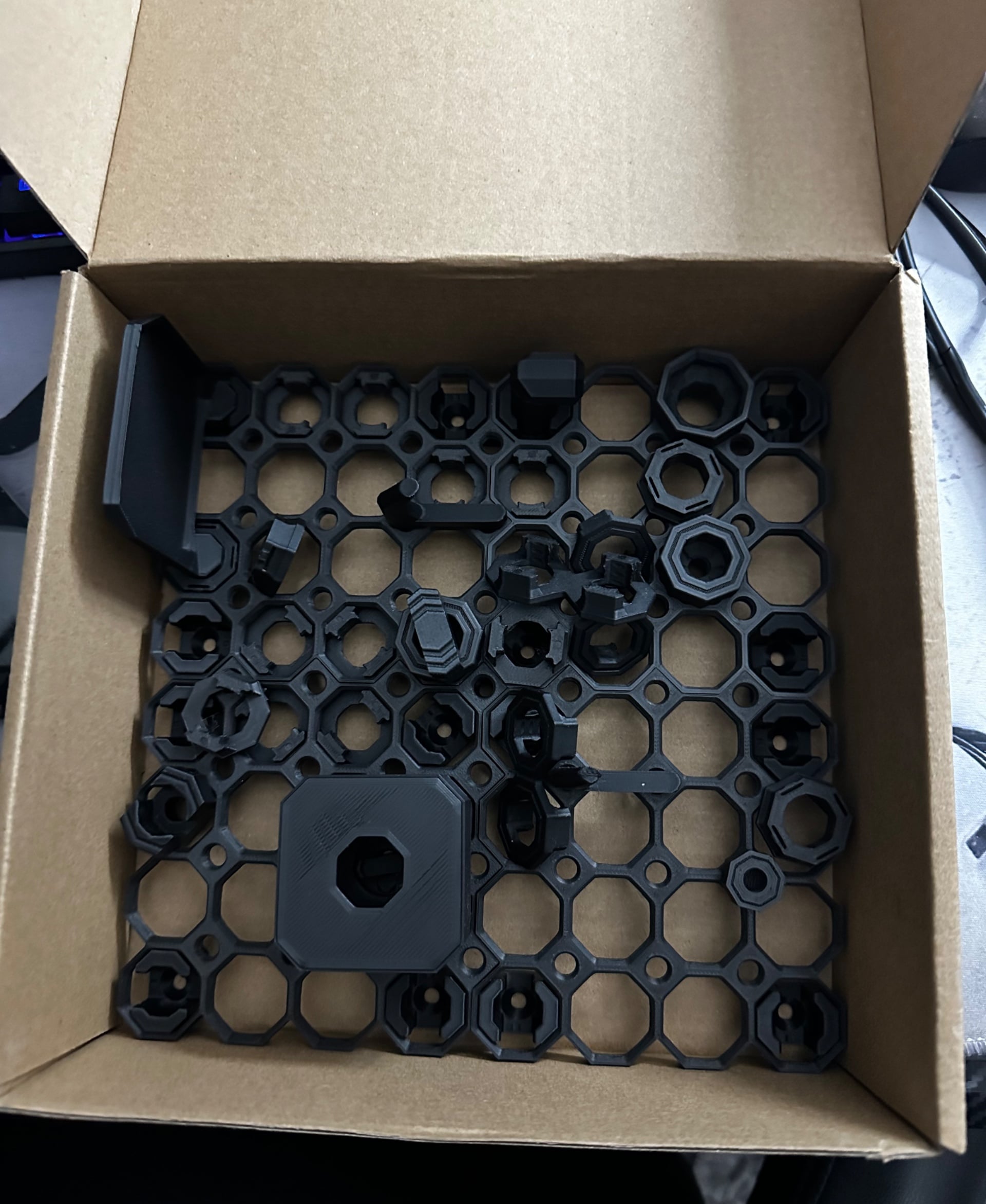 Printed fine. And the entire set fits into a PLA box. Just wanted to do a test print before actually printing one for the wall.