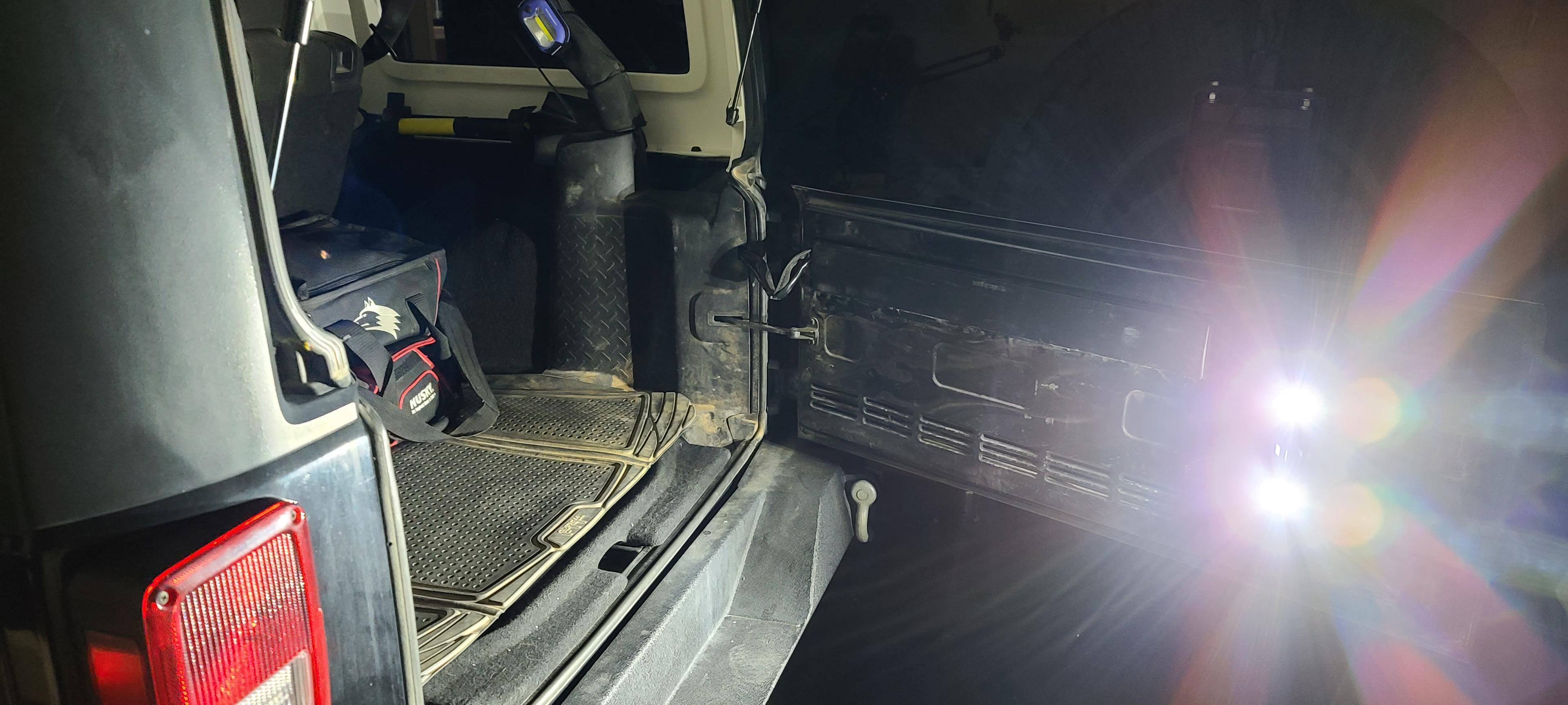 Jeep Wrangler Tailgate Vent Interior Light 3d model